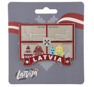 Latvijas magnēts ar slavenākajiem Rīgas objektiem